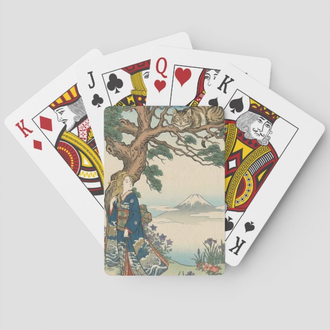 Jeu De Cartes Alice Lost in Japan | Ukiyo-e Mad Journey (dos)
