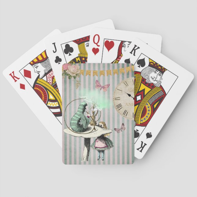 Jeu De Cartes Alice moderne au pays des merveilles (dos)