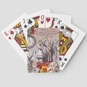Jeu De Cartes Alice rideau absurdité merveilleux classique