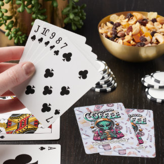 Jeu De Cartes Alien ici pour le café