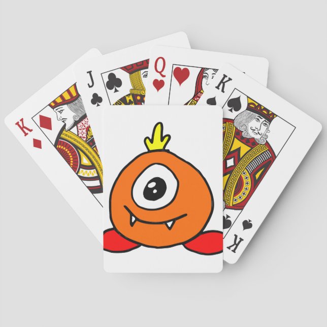 Jeu De Cartes Alien mignon (dos)