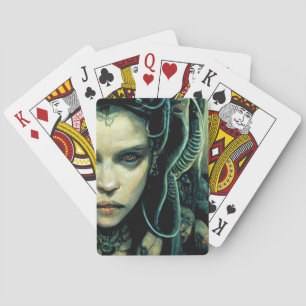 Jeu De Cartes Alien Tech Girl Science Fiction