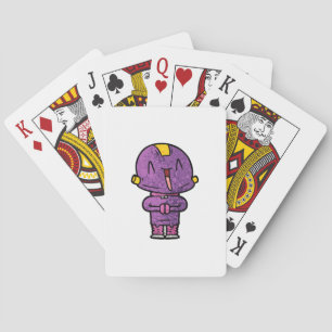 Jeu De Cartes alien violet