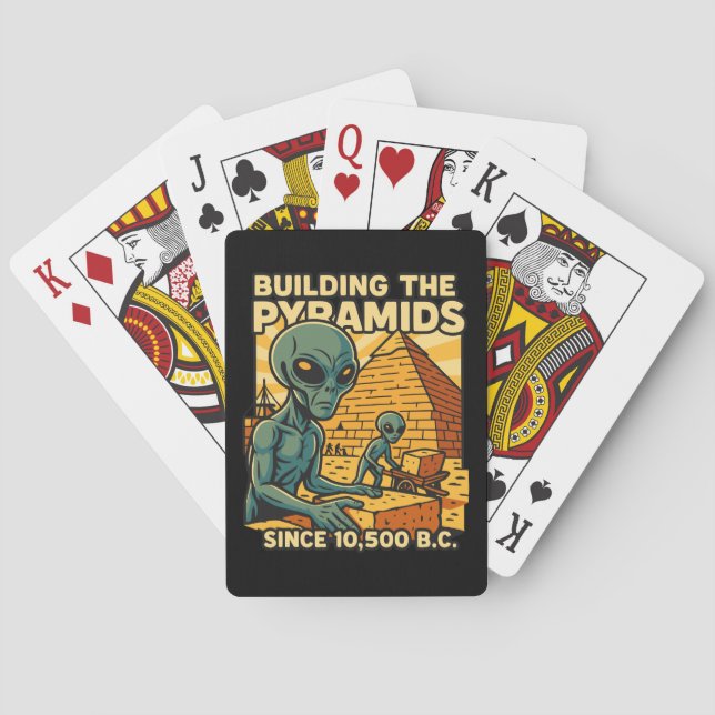 Jeu De Cartes Aliens Construction Pyramides Pyramides Constructi (dos)