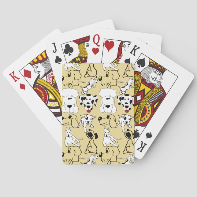 Jeu De Cartes Aller aux Chiens Animaux Amateurs Vet Chiens Cadea (dos)