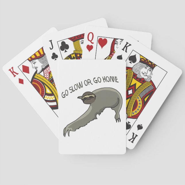 Jeu De Cartes Aller Lent Ou Rentrer À La Maison - Dessin Fantais (dos)