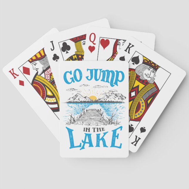 Jeu De Cartes Aller Sauter Dans Le Lac (dos)