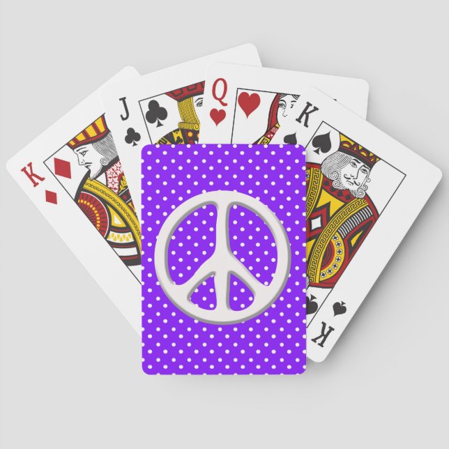 Jeu De Cartes Alliance de la Paix en violet (dos)
