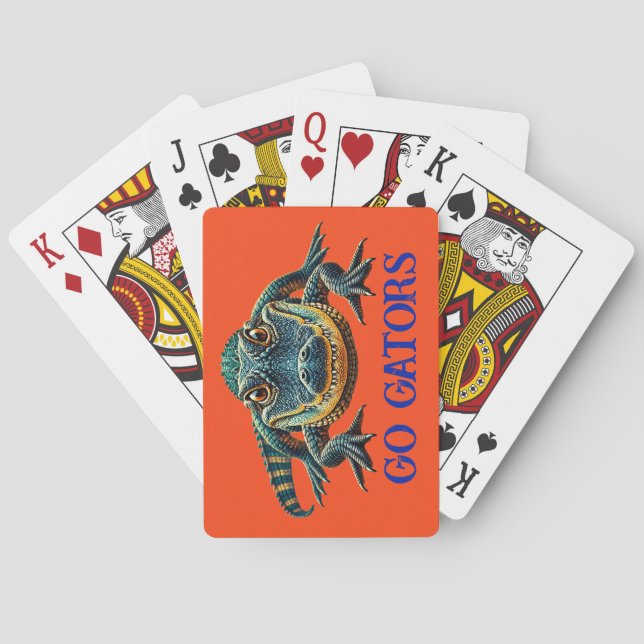 Jeu De Cartes Alligator - Allez les Gators (dos)