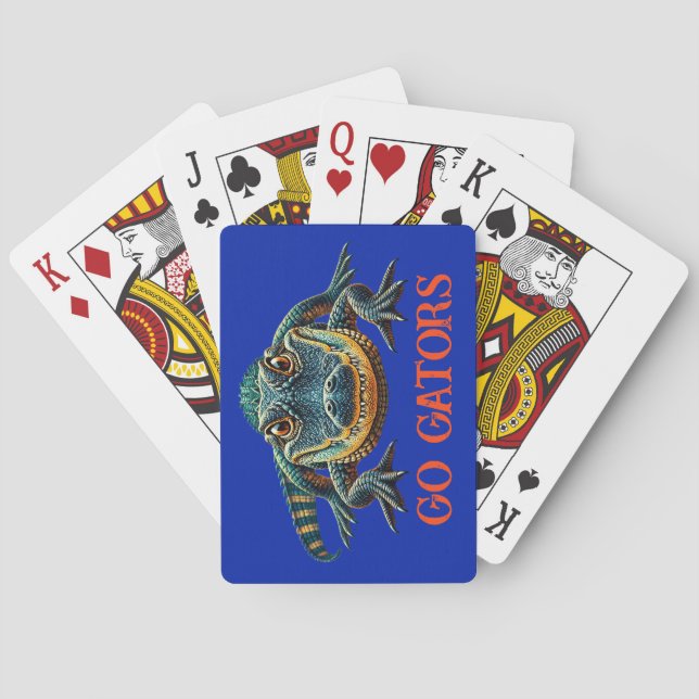 Jeu De Cartes Alligator - Allez les Gators (dos)