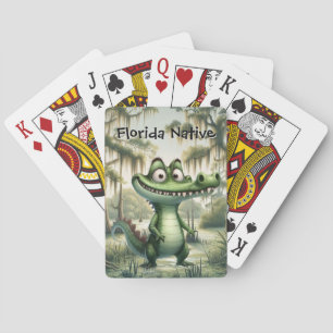 Jeu De Cartes Alligator dans le marais