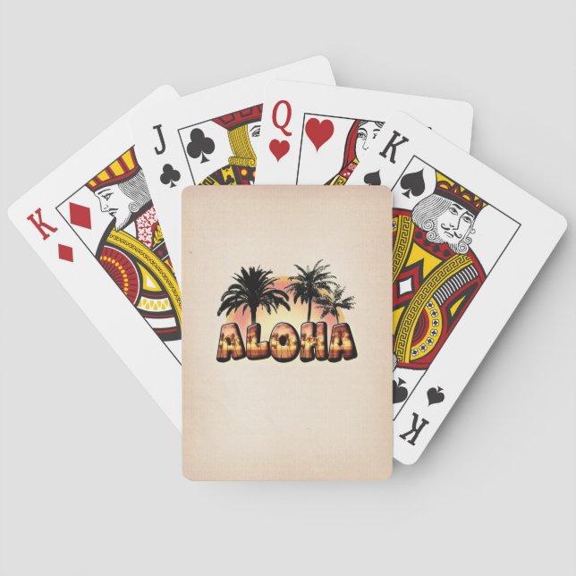 Jeu De Cartes Aloha (dos)