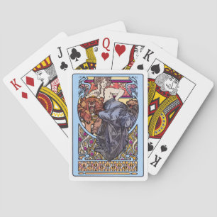 Jeu De Cartes Alphonse Mucha Jouer aux cartes
