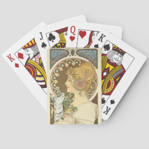 Jeu De Cartes Alphonse Mucha Peinture