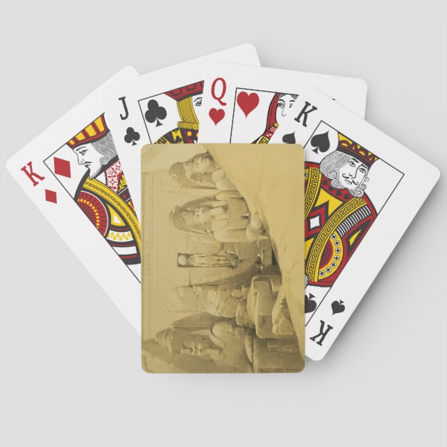 Jeu De Cartes Altitude avant du grand temple d'Aboo Simbel (dos)