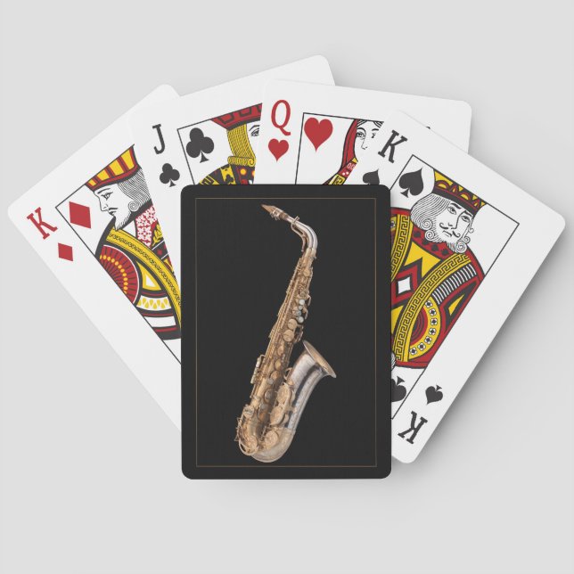 Jeu De Cartes Alto saxophone (dos)
