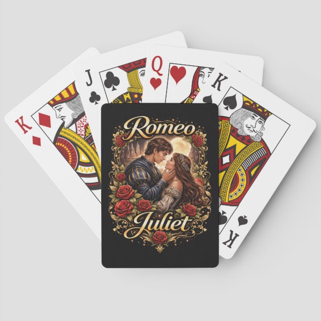 Jeu De Cartes Amants de Vérone au clair de lune (dos)
