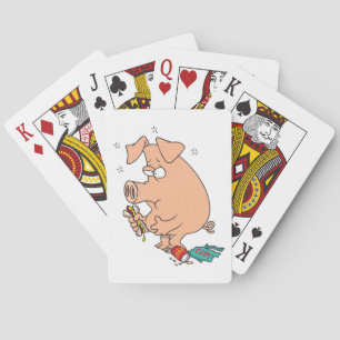 Jeu De Cartes Amateur de friandises au cochon dodu