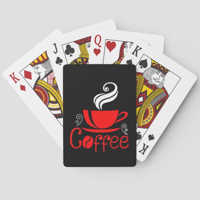 Jeu De Cartes amateurs de café jouant aux cartes (dos)