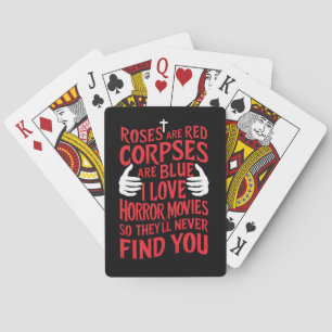 Jeu De Cartes Amateurs de films d'horreur Halloween film d'horre