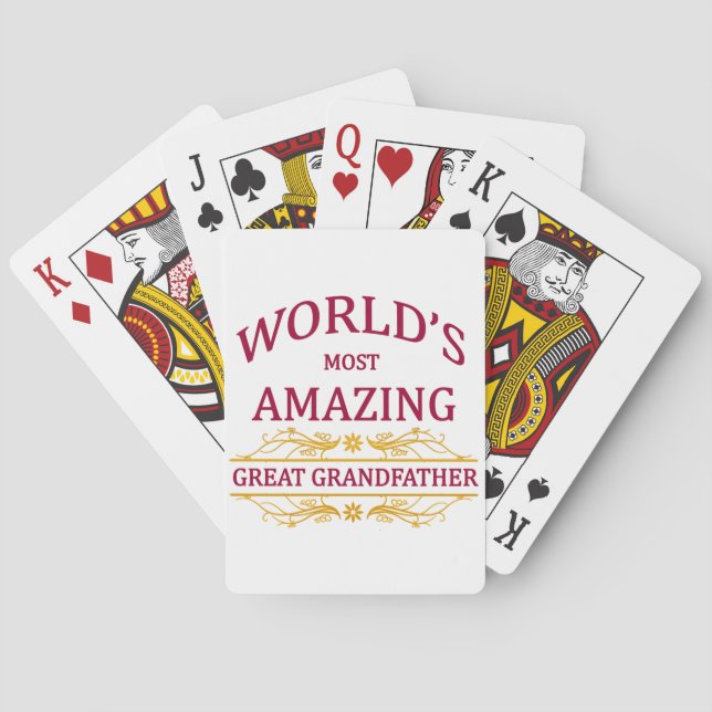 Jeu De Cartes Amazing Great Grandfather (dos)