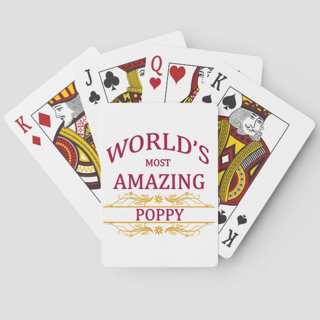 Jeu De Cartes Amazing Poppy (dos)