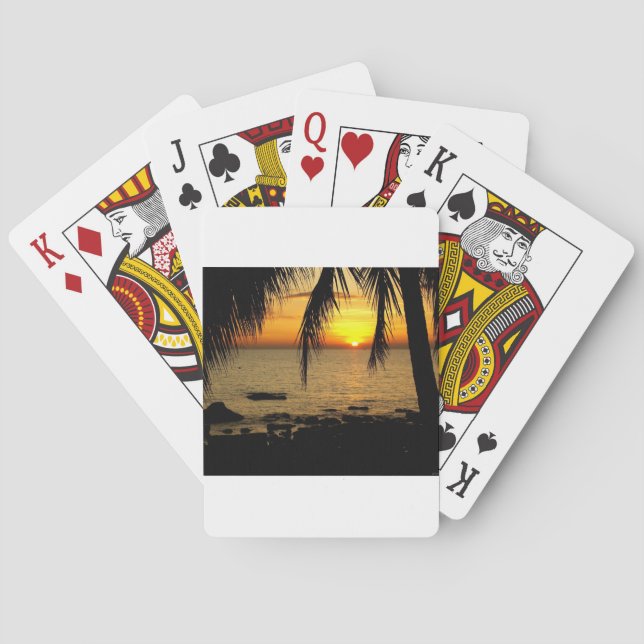 Jeu De Cartes Amazing Sunset at the Beach (dos)