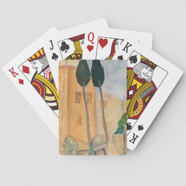 Jeu De Cartes Amedeo Modigliani - Cyprès et maisons à Cagnes (dos)