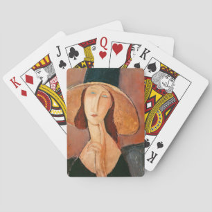 Jeu De Cartes Amedeo Modigliani - Jeanne Hebuterne en grand Casq