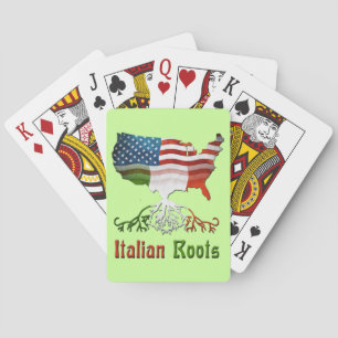 Jeu De Cartes Américain Italien Racines Jouer Des Cartes