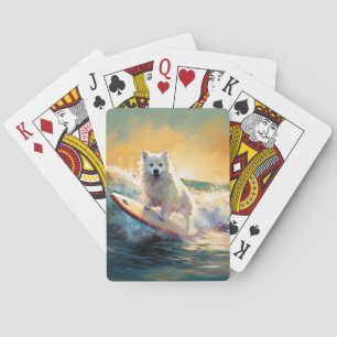 Jeu De Cartes American Eskimo Beach Surf Peinture