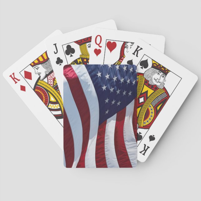 Jeu De Cartes American Flag (dos)