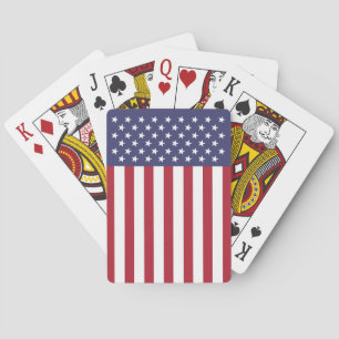 Jeu De Cartes American Flag Large Easy to Read
