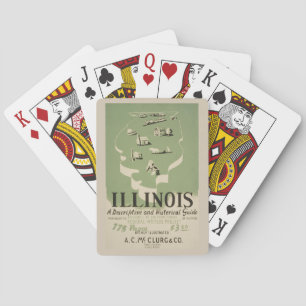 Jeu De Cartes American Guide Series Volume On Illinois.