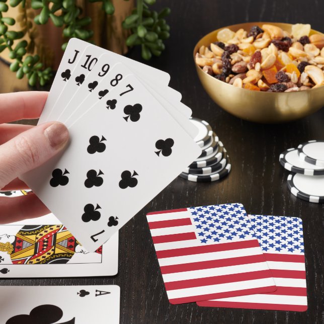 Jeu De Cartes American Peace Flag American State National Playin (In Situ)