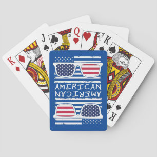 Jeu De Cartes AMERICAN SUNGLASSES funny July 4th                