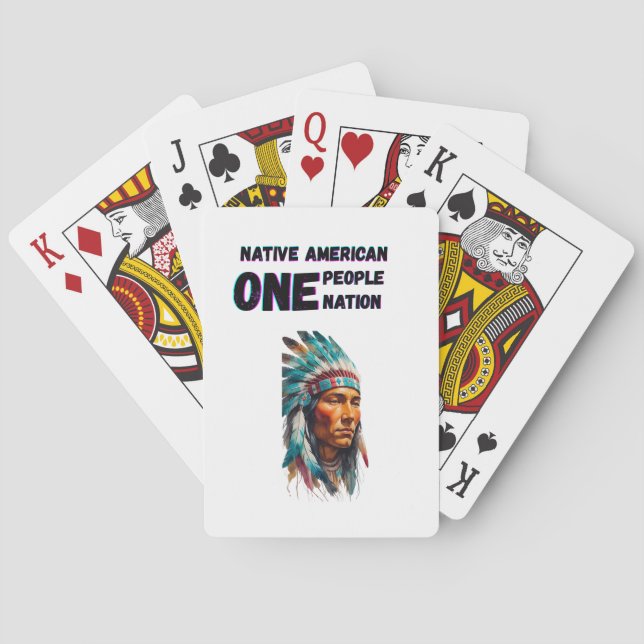 Jeu De Cartes Amérindien (dos)