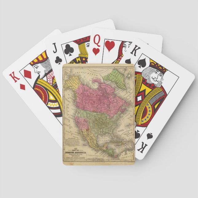 Jeu De Cartes Amérique du Nord. 2 (dos)