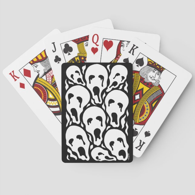 Jeu De Cartes Âmes Torturées Artwork d'Horreur Étrange (dos)