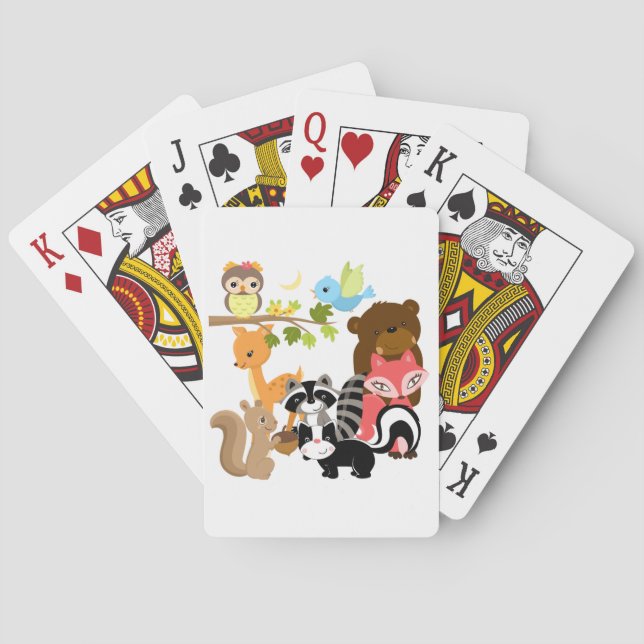 Jeu De Cartes Amis de forêt (dos)