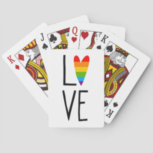Jeu De Cartes Amour arc-en-ciel