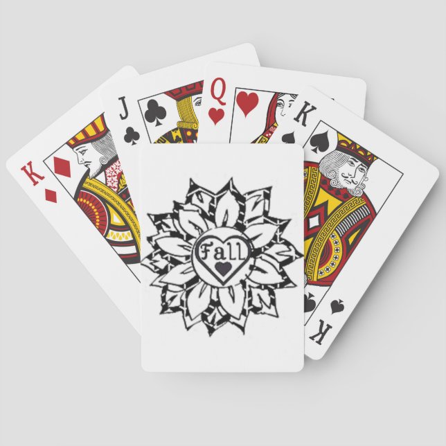 Jeu De Cartes amour chute (dos)