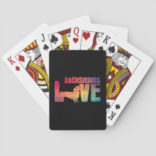 Jeu De Cartes Amour de teckel Doxie chien de Vienne