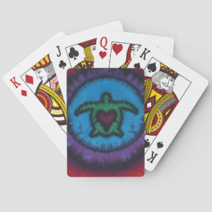 Jeu De Cartes Amour Jouer Cartes Tortue Coeur Tie Dye
