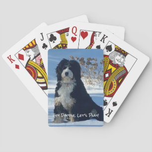 Jeu De Cartes Amoureux de Doodle Chien Décoration Maison Drôle