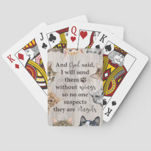 Jeu De Cartes Amoureux des chats Dieu Envoyez-moi des chats