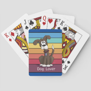 Jeu De Cartes Amoureux des chiens Festif Jouer des cartes