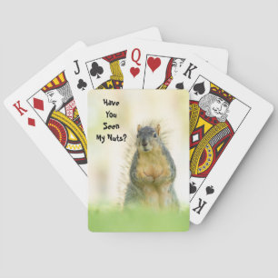 Jeu De Cartes Amusant As-Tu Vu Mes Nuts Squirrel Jouer Des Carte