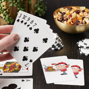 Jeu De Cartes Amusant Kid Fast Food Burger, Fries et Boire