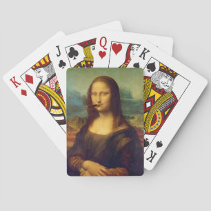Jeu De Cartes Amusants Mona Lisa Art Fumer Cigar Fumeur